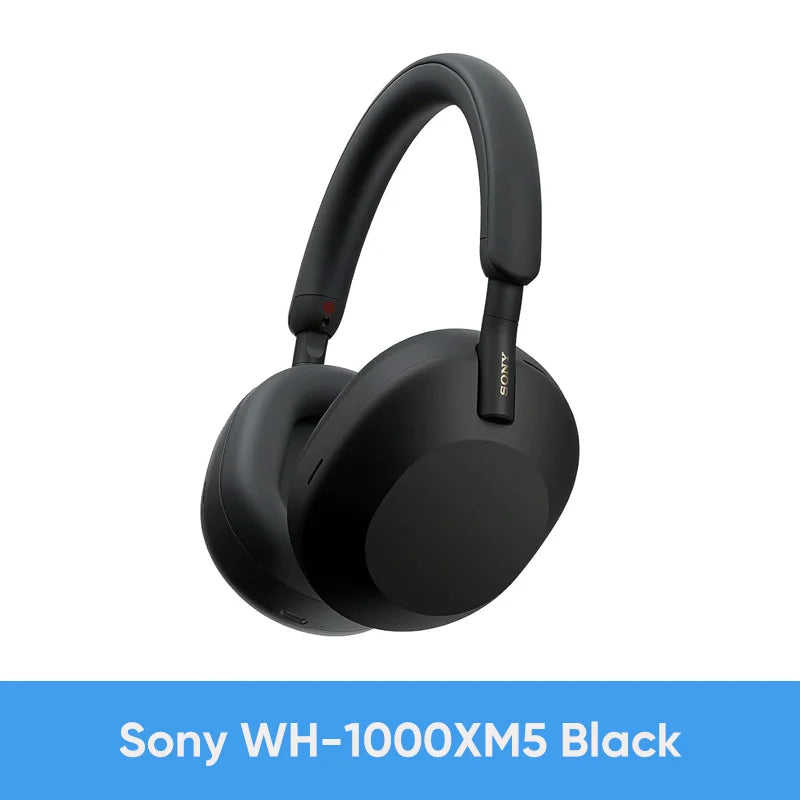 Sony WH-1000XM5 Wireless Noise Canceling Headphones Integrated Processor V1 Soft Fit Leather 30 Hour Battery Life 4 Microphones