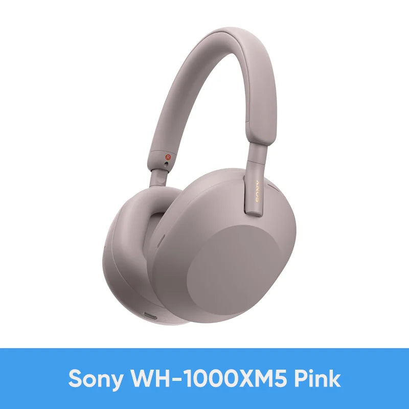 Sony WH-1000XM5 Wireless Noise Canceling Headphones Integrated Processor V1 Soft Fit Leather 30 Hour Battery Life 4 Microphones