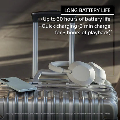 Sony WH-1000XM5 Wireless Noise Canceling Headphones Integrated Processor V1 Soft Fit Leather 30 Hour Battery Life 4 Microphones