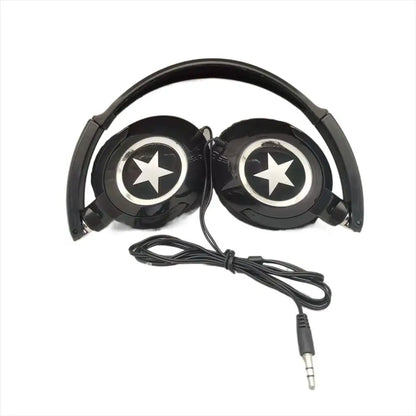 PCSound Wired Headphones Over Ear Headset Bass HiFi Sound Music Stereo Earp