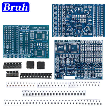 Spare Parts Advanced Full-Chip Soldering Practice Board Electronic Components DIY Production Kit