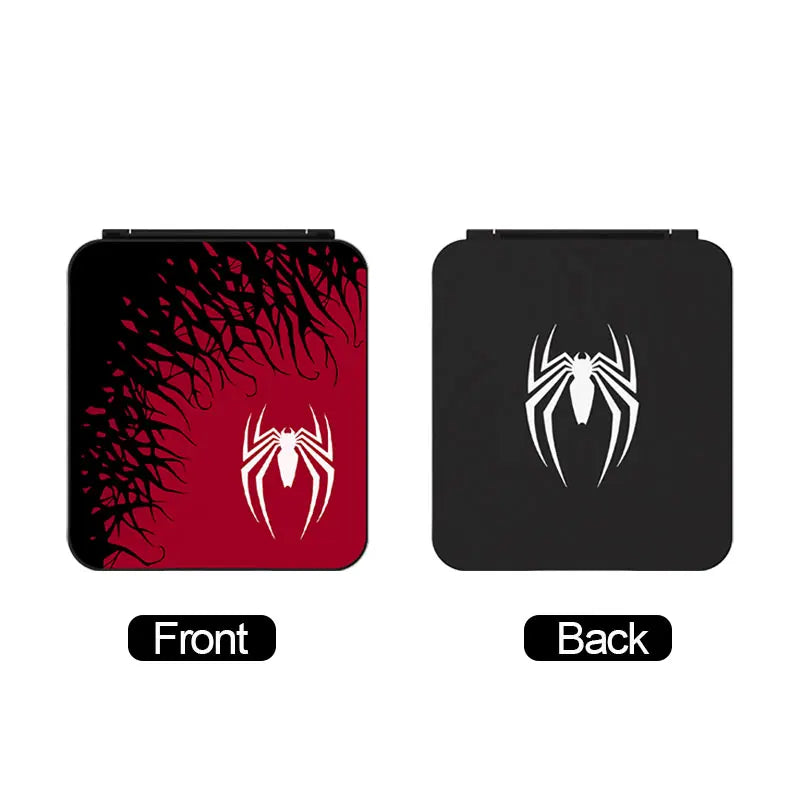 Spider Theme Magnetic Game Cards Storage Case For Nintendo Switch Oled 12 in 1 TF SD Card Protective Cover Box Accessories