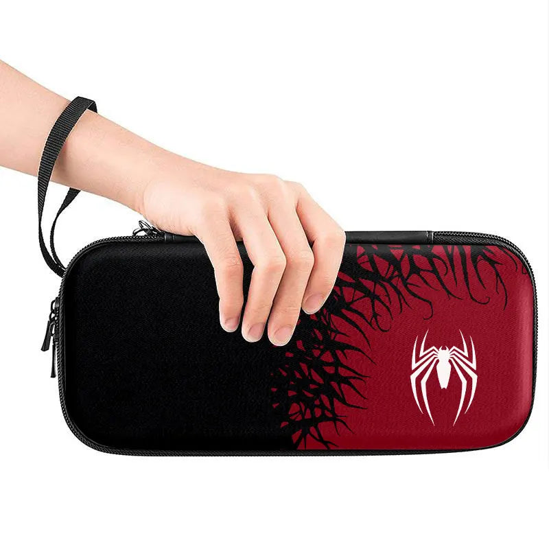 Spider Themed Storage Bag For Nintendo Switch Oled Console Pouch Travel Carrying Protective Case NS JoyCon Box Cover Accessories