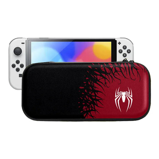 Spider Themed Storage Bag For Nintendo Switch Oled Console Pouch Travel Carrying Protective Case NS JoyCon Box Cover Accessories