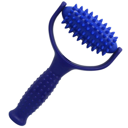 PC Spiked Massage Ball Roller Stick Yoga (Blue) Tool  Shoulder Massager Mus