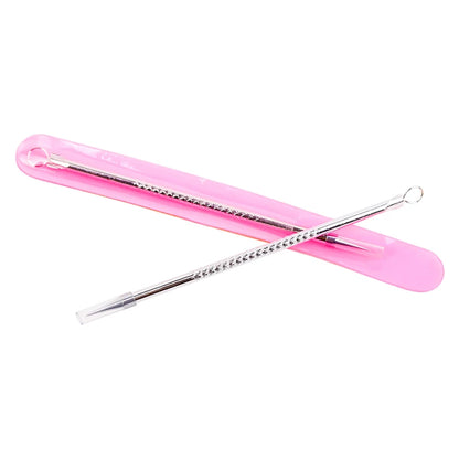 Stainless Steel Acne Removal Needles Pimple Blackhead Remover Tools Spoons Face Skin Care Tools Needles Facial Pore Cleaner