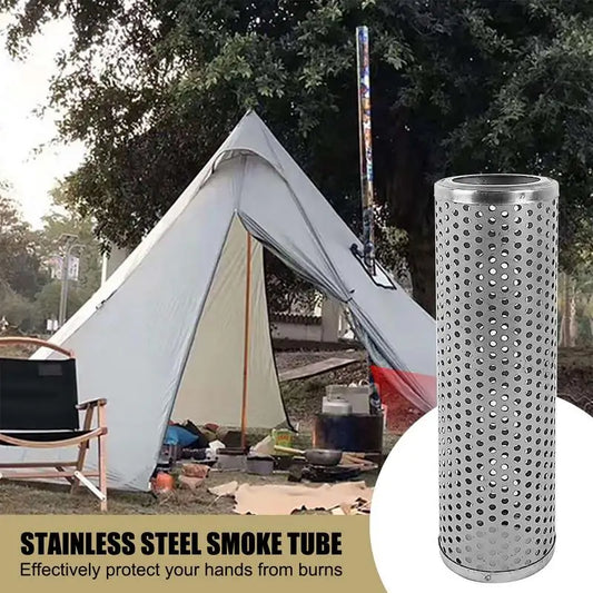 PC Stainless Steel Chimney Straight Pipe Tube Heat Resistant Chimney Campin