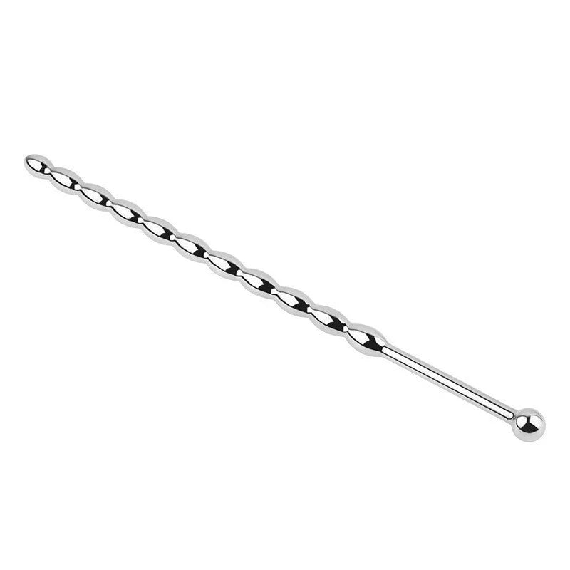 Stainless Steel Penis Plug Metal Horse Eye Stimulation Urethral Sounding Beads Massage Wand Sex Toys  Men Masturbation 6/8 mm