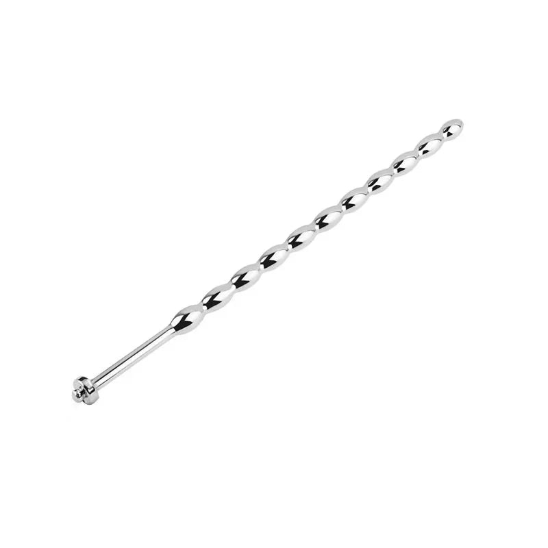 Stainless Steel Penis Plug Metal Horse Eye Stimulation Urethral Sounding Beads Massage Wand Sex Toys  Men Masturbation 6/8 mm