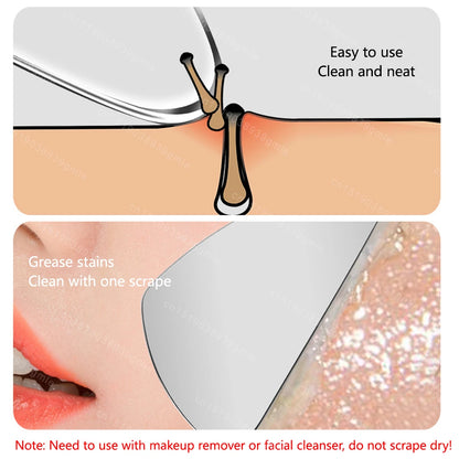 Stainless Steel Skin Scraping Face Massage Skincare Tool Guasha Scraper Lifting Anti Wrinkle Gua Sha Body Neck Care Massager