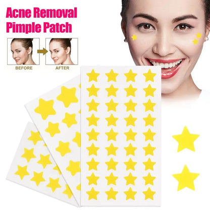 Star Pimple Patch Acne Yellow Invisible Acne Removal Skin Care Stickers Y2K Originality Concealer Face Spot Beauty Makeup Tool