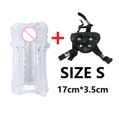 Gtooza_Strap-on Silicone  Women Masturbators Suction Gay Realistic s Huge Penis Sexual Harness Anal Sex Toy  Lesbian gtooza.com