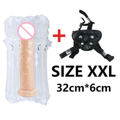 Gtooza_Strapon  Women Panties Suction Cup s Huge Penis Belt Sexual Harness Strap On Plug Anal XXL Sex Toy  Lesbian gtooza.com