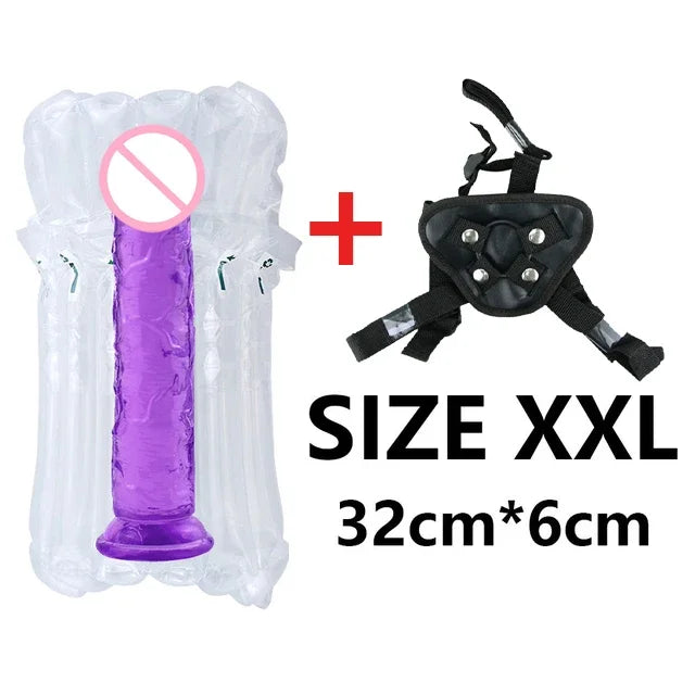 Gtooza_Strapon  Women Panties Suction Cup s Huge Penis Belt Sexual Harness Strap On Plug Anal XXL Sex Toy  Lesbian gtooza.com