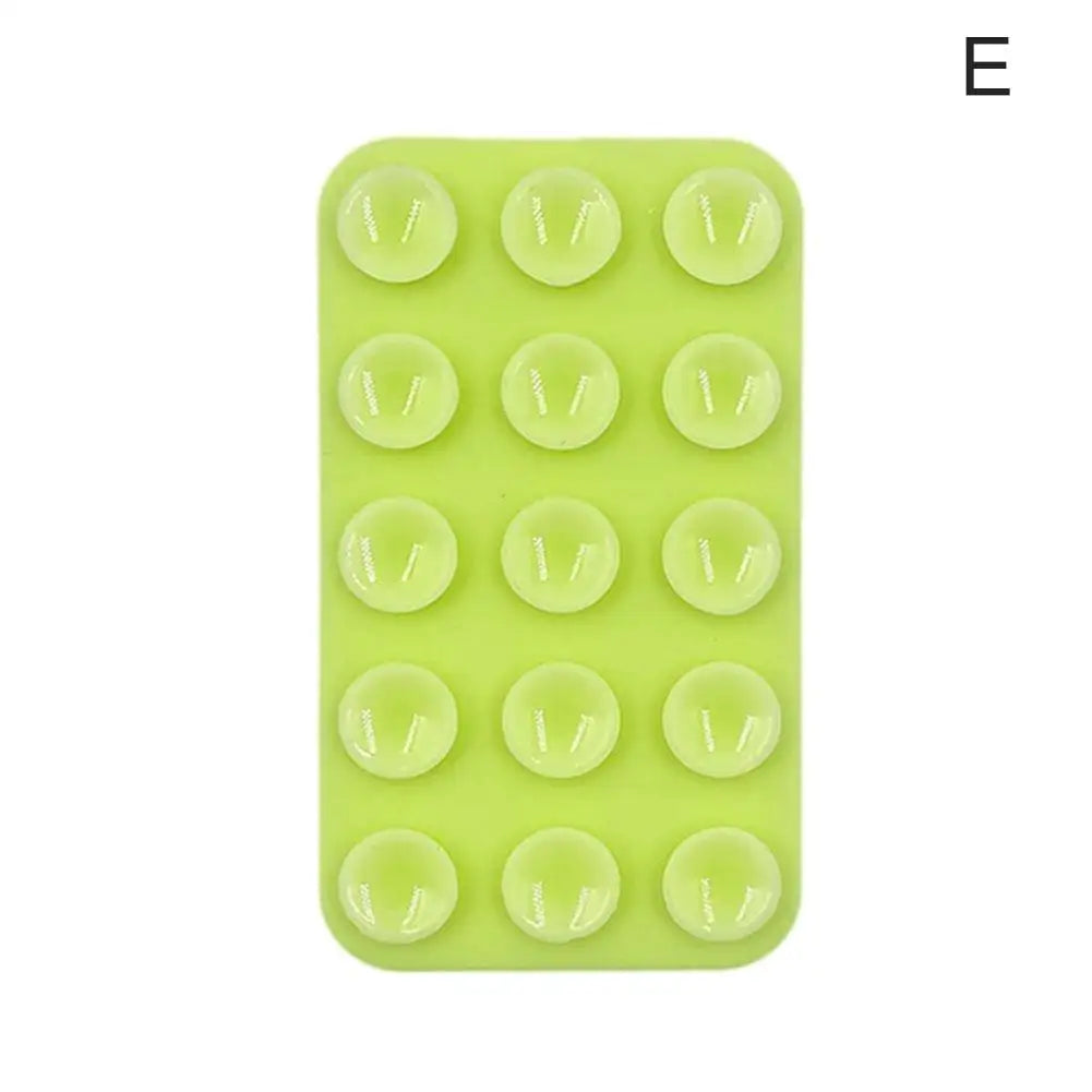 PC Strong Double-sided Suction Cup Anti Slip Silicone Suction Cups For Mobile Phones Mobile Phone Holder With 15 Silicone