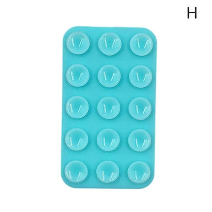 PC Strong Double-sided Suction Cup Anti Slip Silicone Suction Cups For Mobile Phones Mobile Phone Holder With 15 Silicone