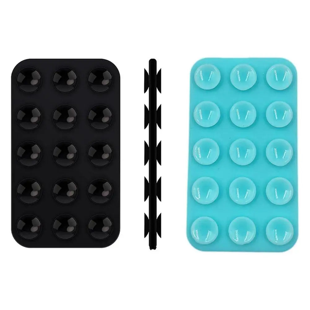 PC Strong Double-sided Suction Cup Anti Slip Silicone Suction Cups For Mobile Phones Mobile Phone Holder With 15 Silicone