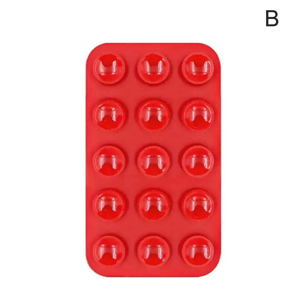 PC Strong Double-sided Suction Cup Anti Slip Silicone Suction Cups For Mobile Phones Mobile Phone Holder With 15 Silicone