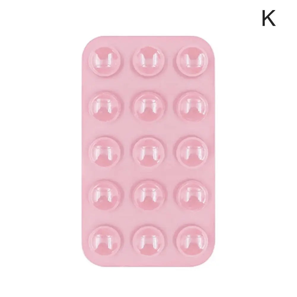 PC Strong Double-sided Suction Cup Anti Slip Silicone Suction Cups For Mobile Phones Mobile Phone Holder With 15 Silicone