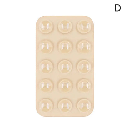 PC Strong Double-sided Suction Cup Anti Slip Silicone Suction Cups For Mobile Phones Mobile Phone Holder With 15 Silicone