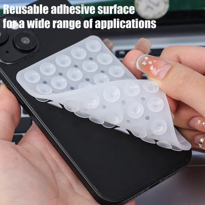 Strong Double-sided Suction Cup Anti Slip Silicone Suctions Holders Mobile Phones Wall Mount Stand Car Navigation Bracket