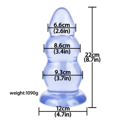 Super Large  Huge   Big ButtPlug Expansion Prostate Massager Anal Masturbator  Men Adult Sex Toys