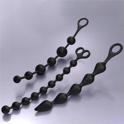 Gtooza_Super Long Silicone  Anal Beads Ball Sex Toy  Beginners Man Women Couples  Masturbator Prostate Massager Erotic gtooza.com