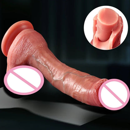 Super Real Skin Silicone Big Huge Dildo Realistic Suction Cup Cock Male Artificial Rubber Penis Dick Sex Toys  Women Vaginal gtooza.com