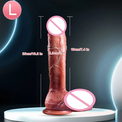 Super Real Skin Silicone Big Huge Dildo Realistic Suction Cup Cock Male Artificial Rubber Penis Dick Sex Toys  Women Vaginal gtooza.com