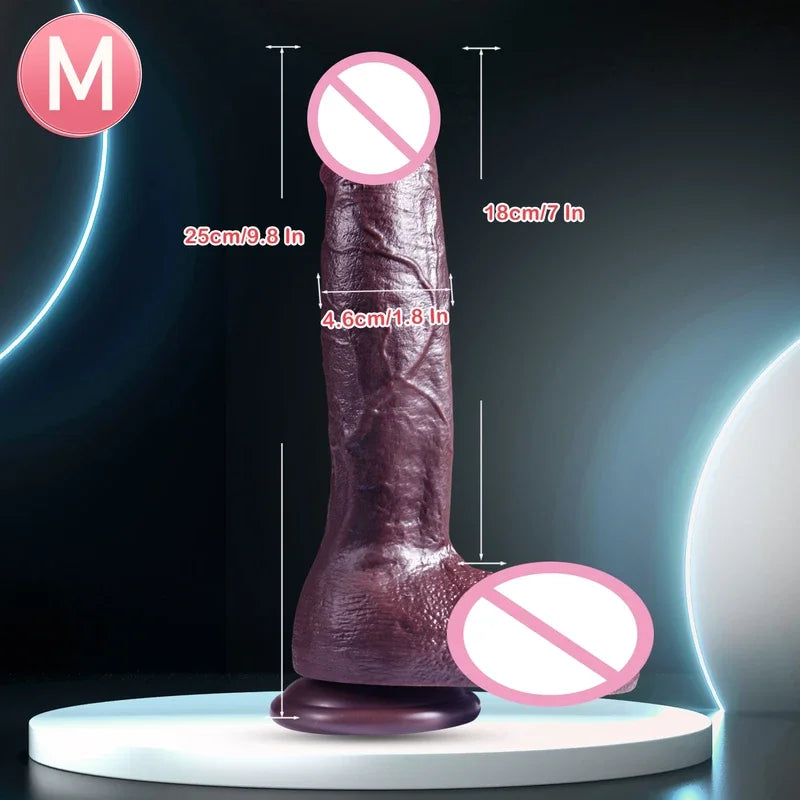 Super Real Skin Silicone Big Huge Dildo Realistic Suction Cup Cock Male Artificial Rubber Penis Dick Sex Toys  Women Vaginal gtooza.com