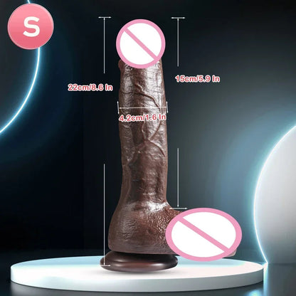 Super Real Skin Silicone Big Huge Dildo Realistic Suction Cup Cock Male Artificial Rubber Penis Dick Sex Toys  Women Vaginal gtooza.com