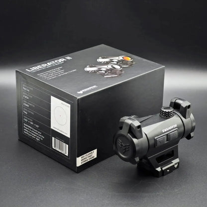 Swampfox Liberator II 1x22mm Mini Red Dot Sight Riflescope 2MOA Reticle Shake N’ Wake Optics  Rifle Shotgun Real Weapons