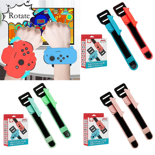 Switch Rotatble Dance Strap Wrist Band For Nintendo Switch OLED Just Dance Accessories for Joy-Con Adjustable Elastic cover