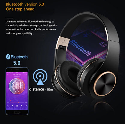 PCT8 Earphones Bluetooth Wireless Gaming Headphones  Pc Audio Headset Sale