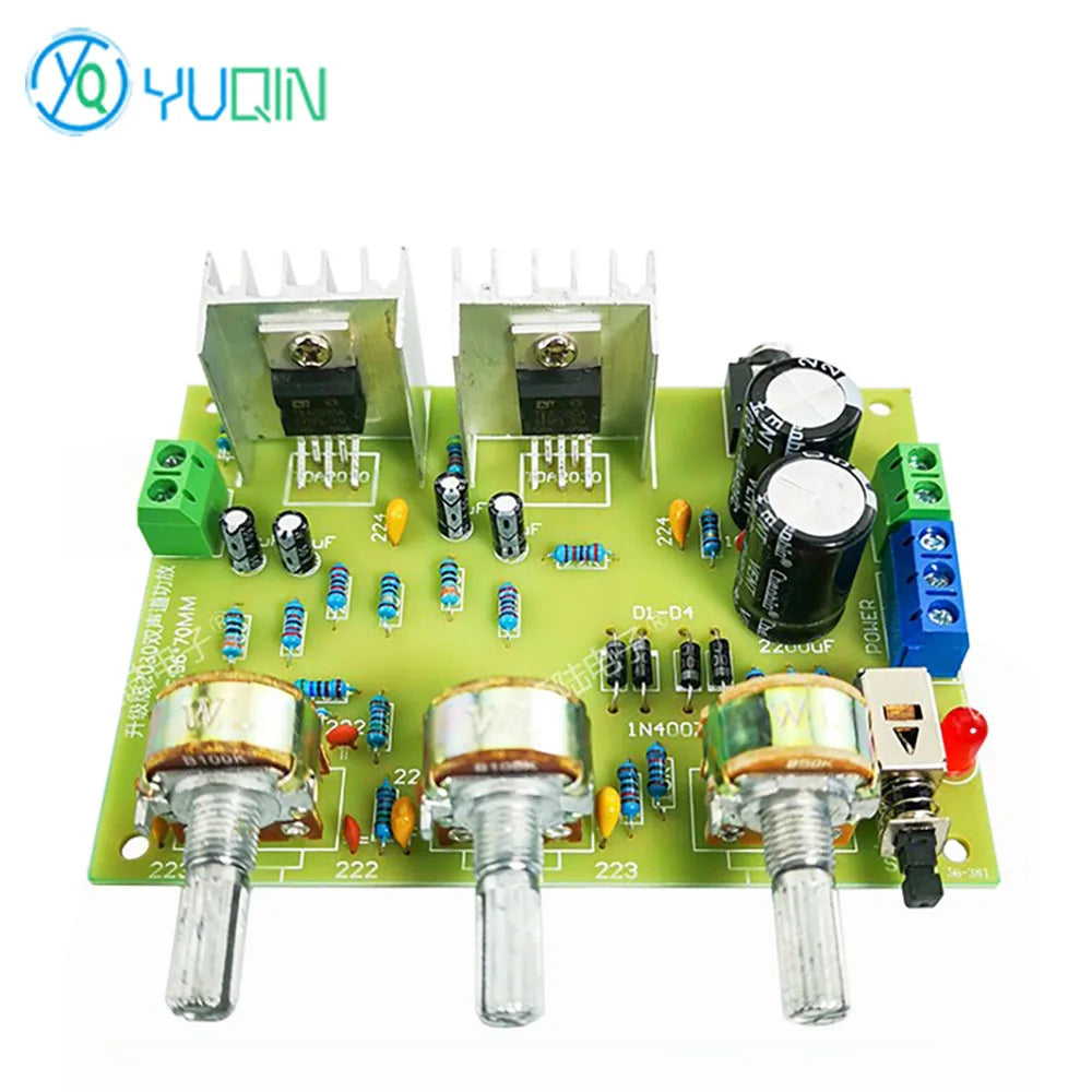 TDA2030A Dual Channel Amplifier Electronic DIY Kit Speaker Welding Exercise Assembly Circuit Board