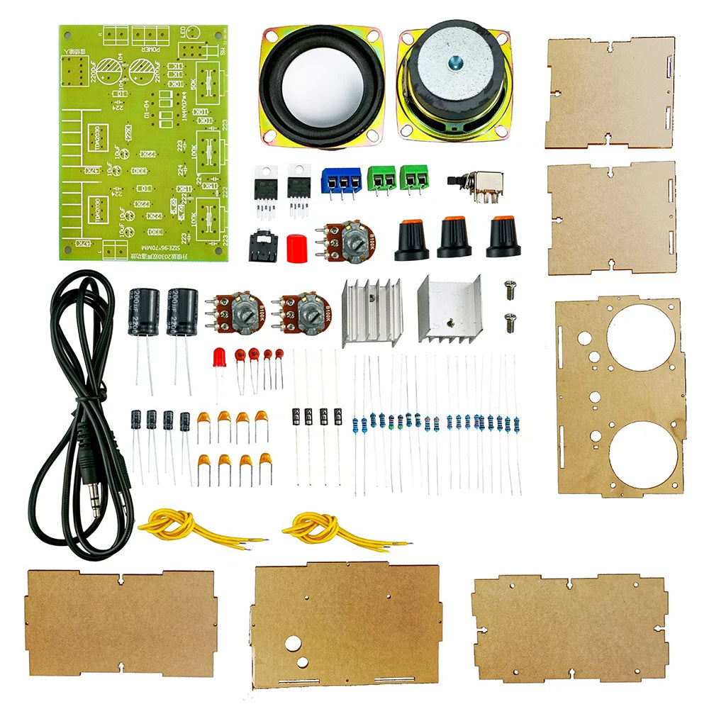 TDA2030A Dual Channel Amplifier Electronic DIY Kit Speaker Welding Exercise Assembly Circuit Board