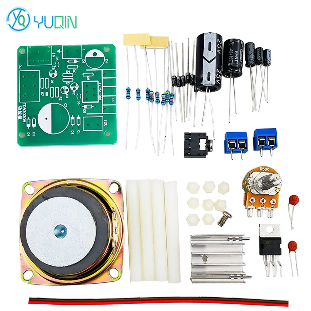 TDA2030A Mono Amplifier Kit DIY Electronic Product for Practicing Welding Circuit Board and Assembling Components