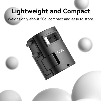 PC TELESIN Multifunctional Frame  DJI OSMO Pocket 3 Accessories Lightweight Quick Release Expansion Adapter with Dual Cold Shoe