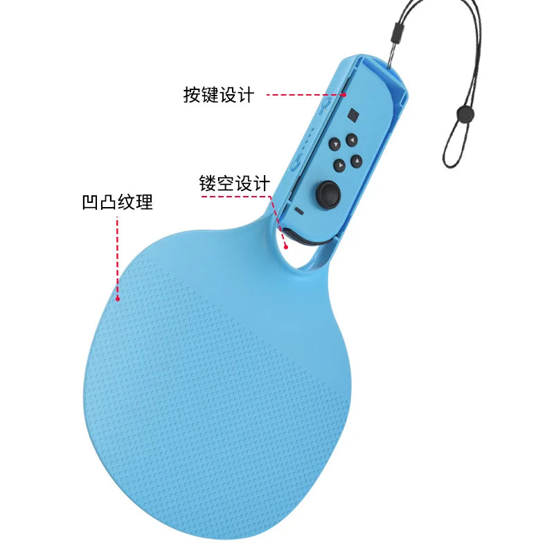 Table Tennis Racket Red+Blue For Switch OLED Left And Right Handle Sports Grip Table Tennis Sports Grip Virtual Comfortable