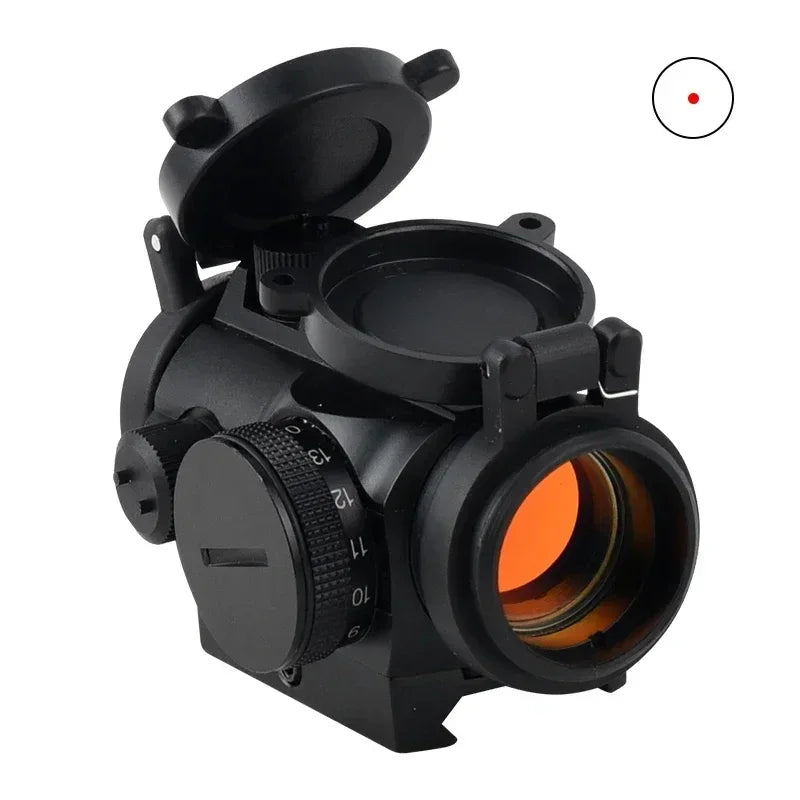 Tactical 1x25 Red Dot Sights Optic Reflex Scope 2MOA Shockproof Gun Riflescopes Compact Red Dot Collimator Fit Hunting Shooting