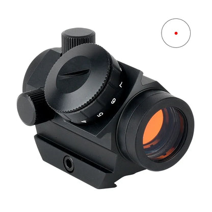 Tactical 1x25 Red Dot Sights Optic Reflex Scope 2MOA Shockproof Gun Riflescopes Compact Red Dot Collimator Fit Hunting Shooting