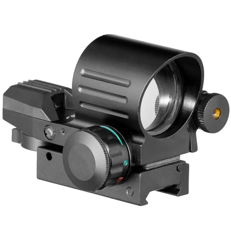 Tactical 4 Reticle  Red Green Dot Sight Hunting Rifle Reflex Dot Sight Brightness Adjustable Aluminum Casing With Red  Laser.