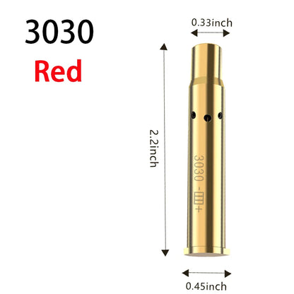 Tactical 9mm .223 45ACP 7.62 Caliber Red Dot Laser Calibration Sight Brass Bullet  Sniper Rifle Pistol Shotgun Airsoft Aiming