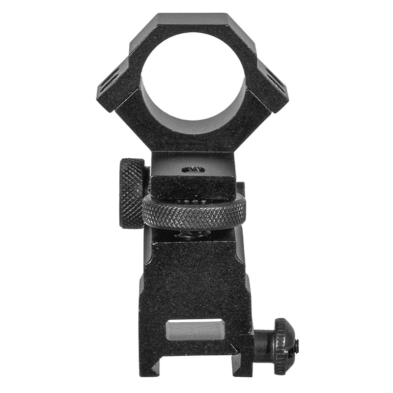 Tactical Adjustable Rifle Scope Mounts 20mm Rail Mounting 25.4mm Double Fixed Rings Flashlight Tube Clip High Scope Mount