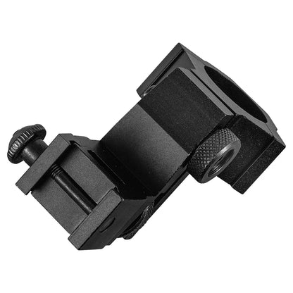 Tactical Adjustable Rifle Scope Mounts 20mm Rail Mounting 25.4mm Double Fixed Rings Flashlight Tube Clip High Scope Mount