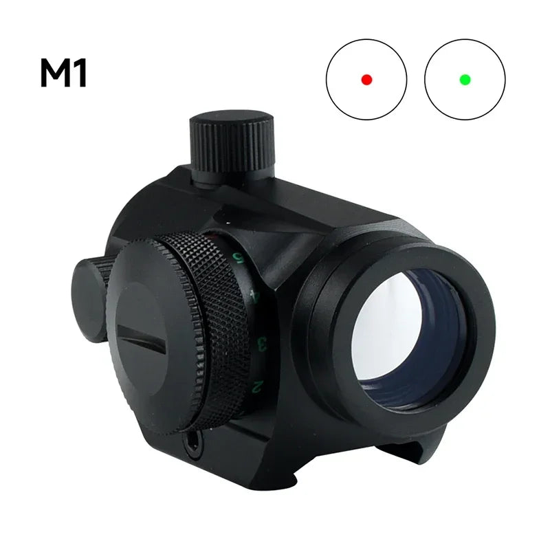 Tactical Green Red Dot Sight Optics Reflex Riflescope Hunting Scopes Fit 11/20mm Rails Rifle  Hunting Firearms & Airsoft