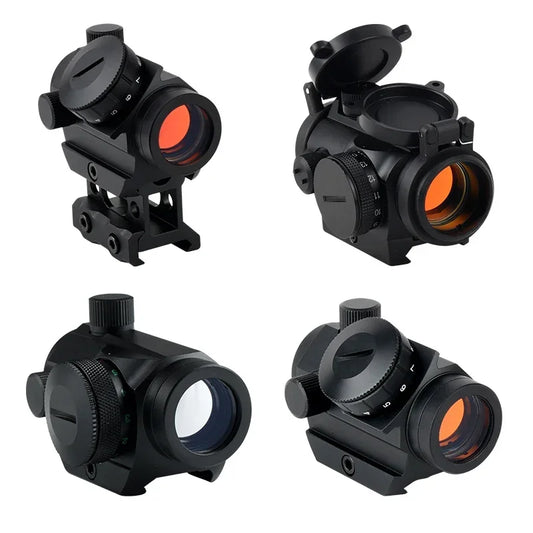 Tactical Green Red Dot Sight Optics Reflex Riflescope Hunting Scopes Fit 11/20mm Rails Rifle  Hunting Firearms & Airsoft