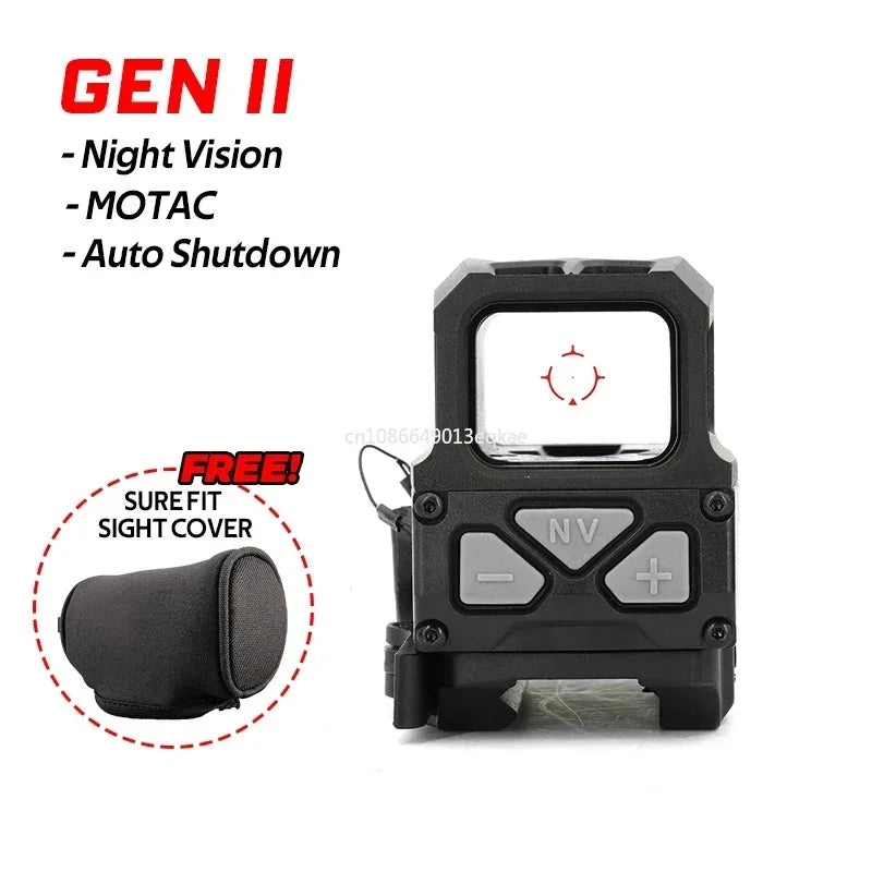 Tactical Holographic Gen II Red Dot Sight V3XM VMX-3T 3X Magnifier  Milsim Airsoft Dynamic Close Quarters Combat Full Marking