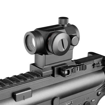 Tactical Hunting QD 1X22 Reflex Red Green Dot Scope Sight With Quick Riser Mount Quick Detach Holographic Collimator Dot Scopes