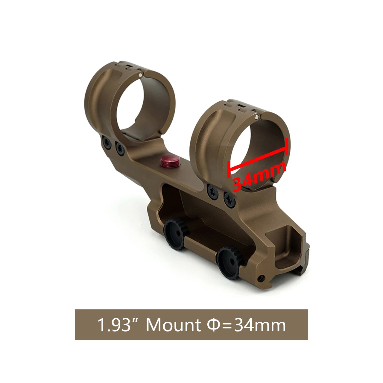 Tactical Leap/07 30mm 34mm Tube Rings 1.57" 1.93" Optical Centerline Height  Leap 07 Ring Rifle Scope Mount CNC Aluminum